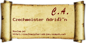 Czechmeister Adrián névjegykártya